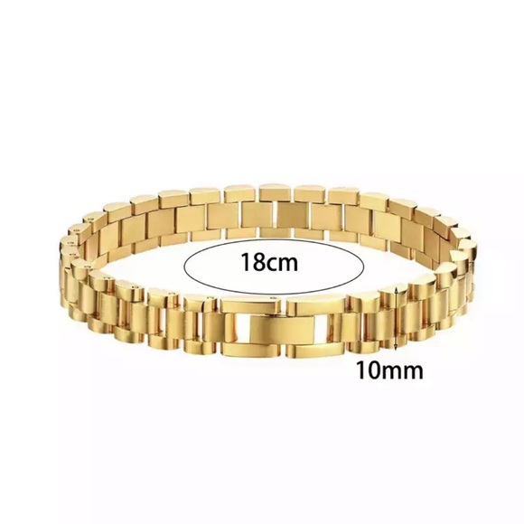 NEW 18K GOLD LUXURY BANGLE HIPHOP BRACELET, NICE BRACELET, CUTE BRACELET - Picture 6 of 6
